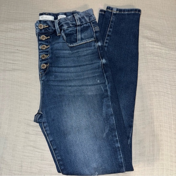 KANCAN KURVY ULTRA HIGH RISE SKINNY JEANS SIZE 27 - Picture 2 of 9